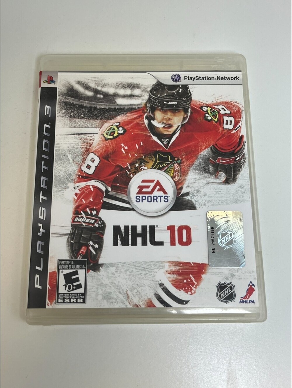 NHL 10 Sony PlayStation 3 PS3 Video Game EA Sports 2009 BLUS-30345 black